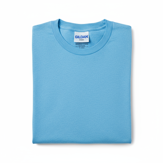 Gildan G5000 Heavy Cotton T-Shirt in Carolina Blue