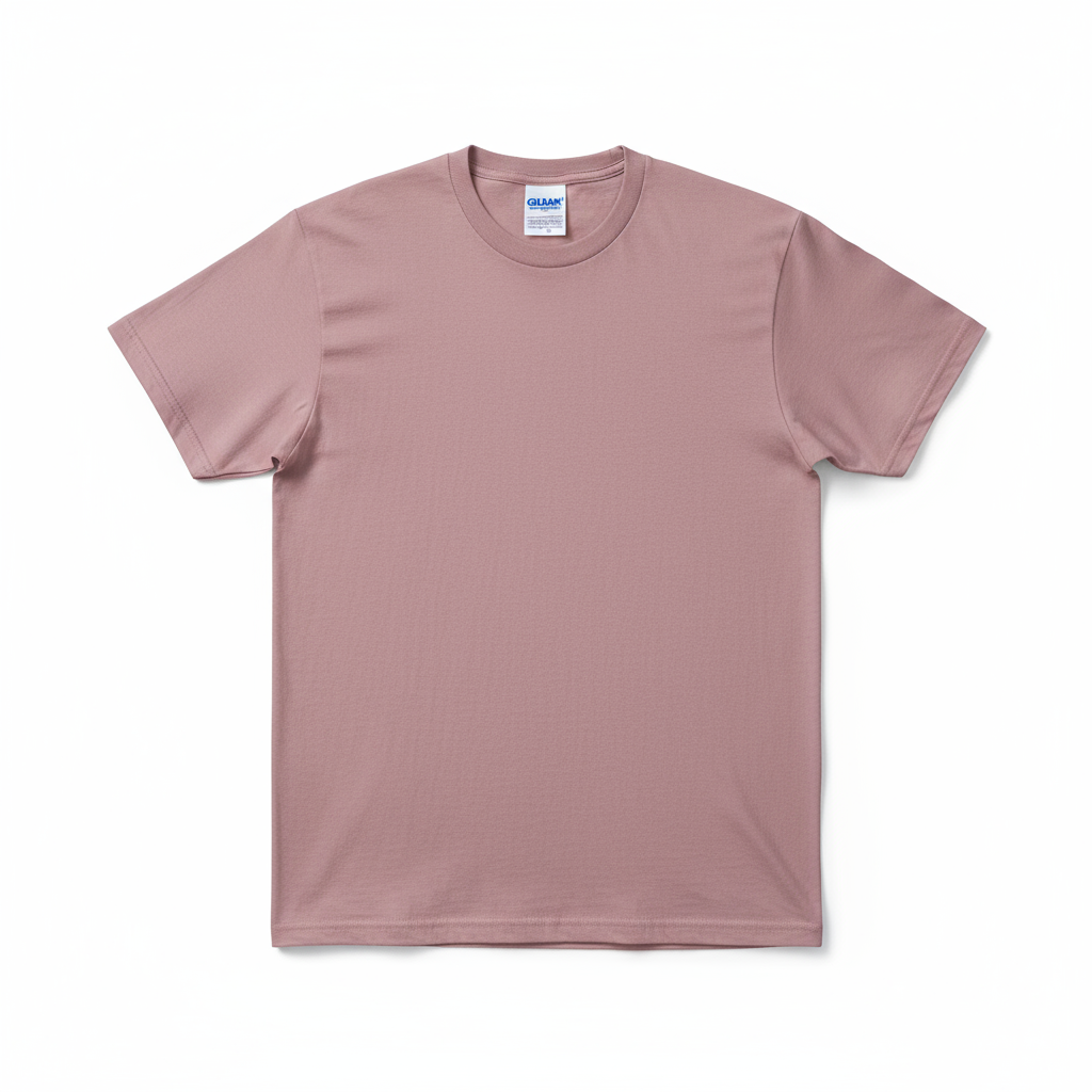 Gildan G5000 Heavy Cotton T-Shirt in Dusty Rose