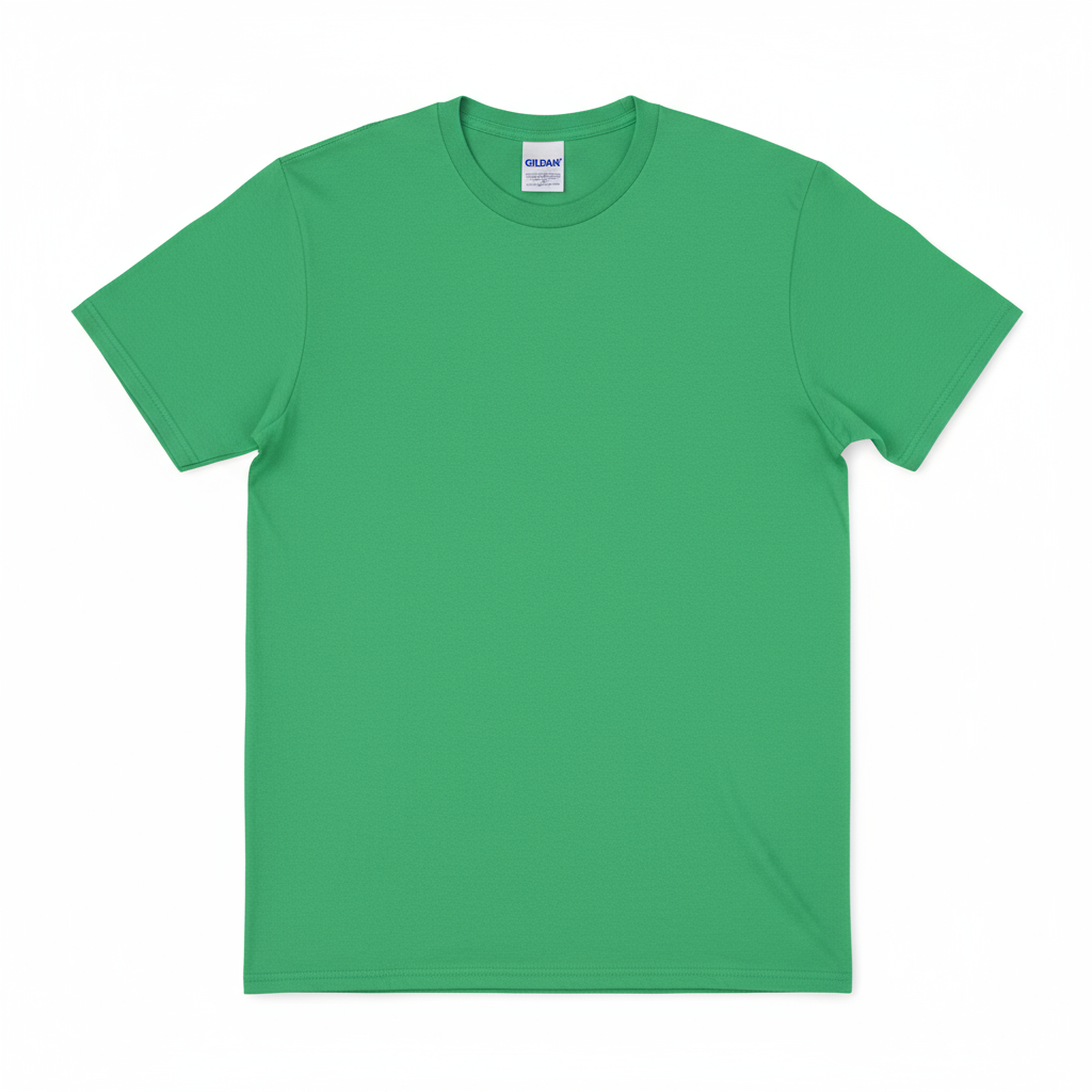 Gildan G5000 Heavy Cotton T-Shirt in Electric Green