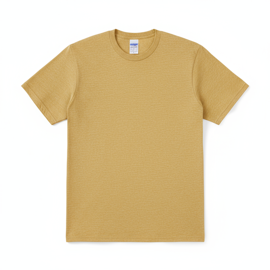 Gildan G5000 Heavy Cotton T-Shirt in Heather Gold