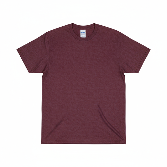 Gildan G5000 Heavy Cotton T-Shirt in Heather Maroon