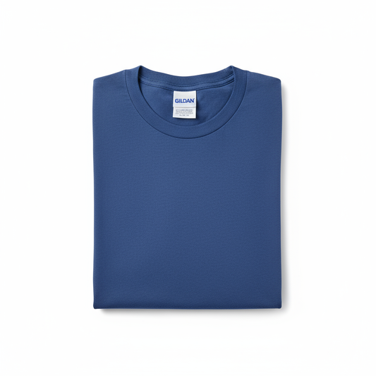 Gildan G5000 Heavy Cotton T-Shirt in Indigo Blue