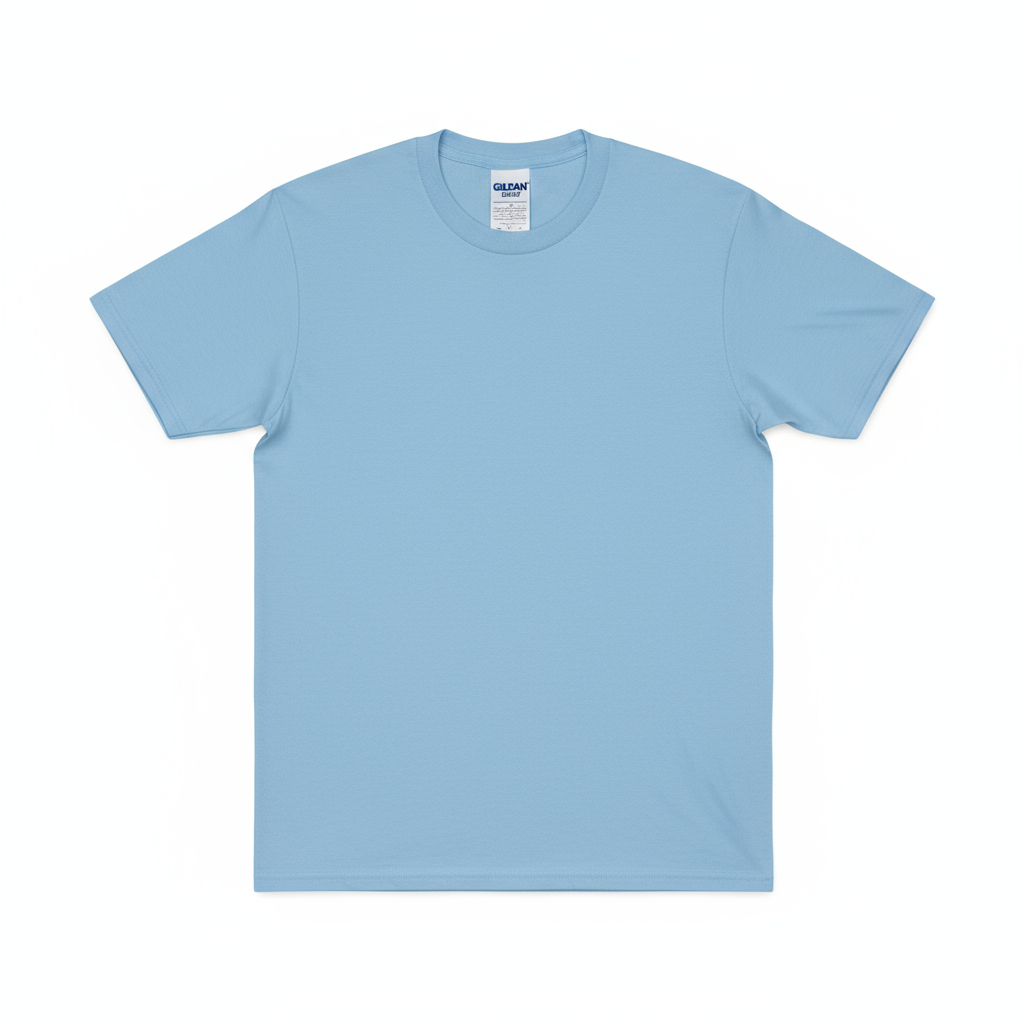 Gildan G5000 Heavy Cotton T-Shirt in Light Blue