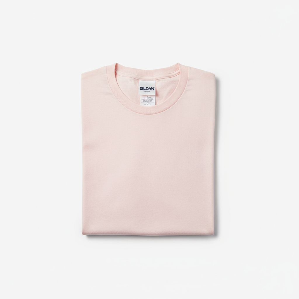 Gildan G5000 Heavy Cotton T-Shirt in Light Pink