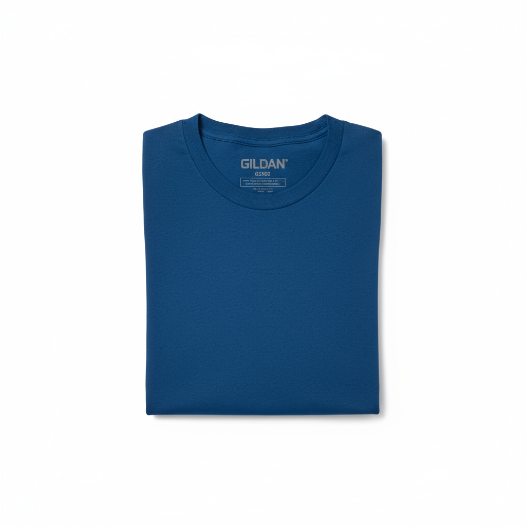 Gildan G5000 Heavy Cotton T-Shirt in Metro Blue
