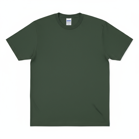 Gildan G5000 Heavy Cotton T-Shirt in Military Green