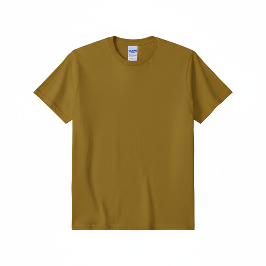 Gildan G5000 Heavy Cotton T-Shirt in Old Gold