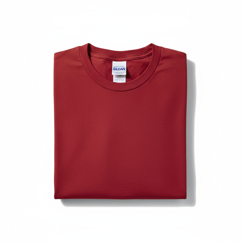 Gildan G5000 Heavy Cotton T-Shirt in Red