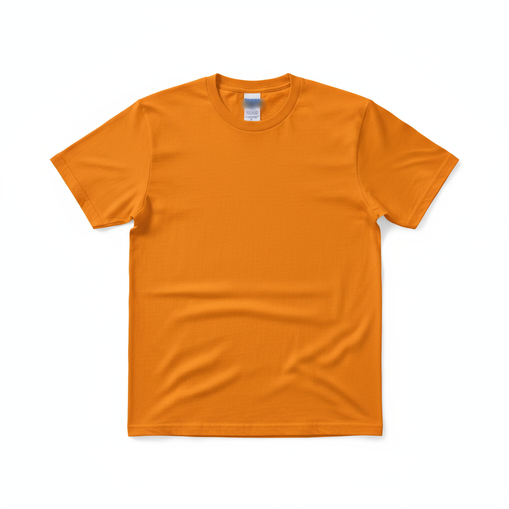 Gildan G5000 Heavy Cotton T-Shirt in S Orange