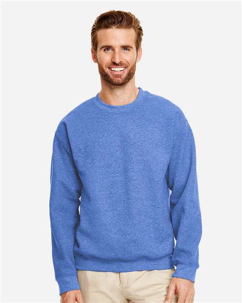 gildan-18000-heather-deep-royal