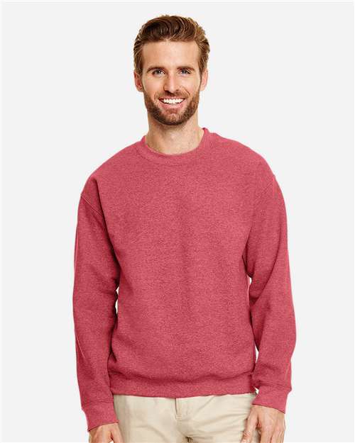 gildan-18000-heather-scarlet-red