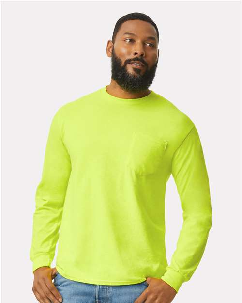 gildan-2410-safety-green
