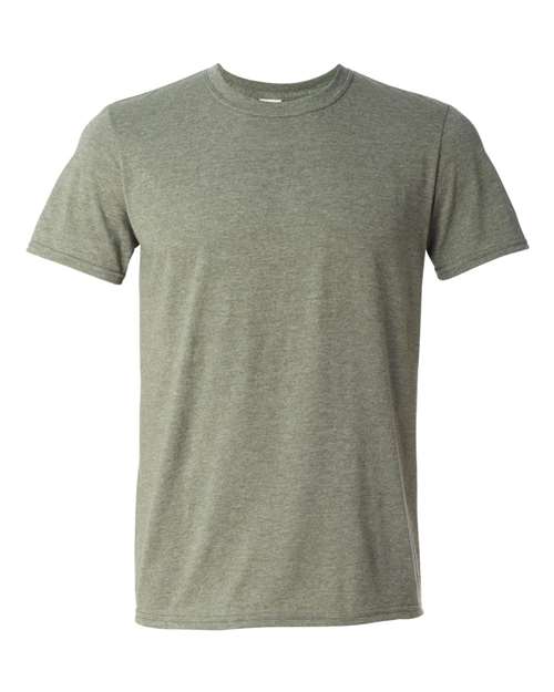 gildan-64000-heather-military-green