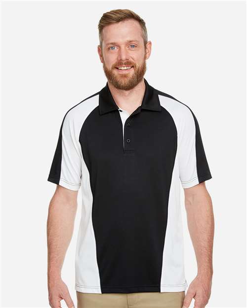 harriton-m385-black-white-dark-charcoal