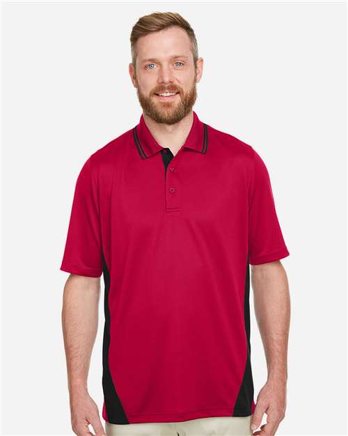harriton-m386-red-black