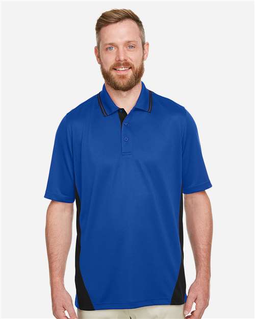 harriton-m386-true-royal-black