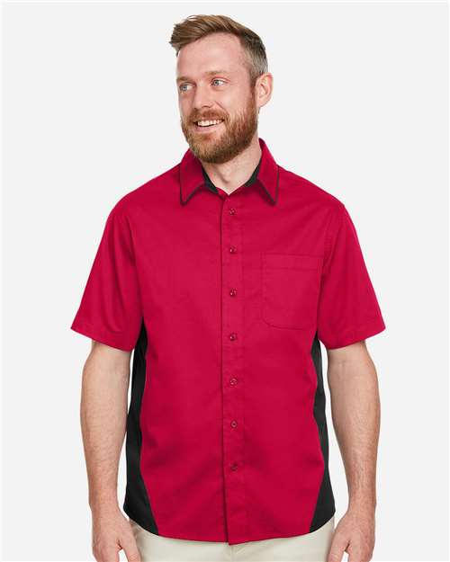 harriton-m586-red-black