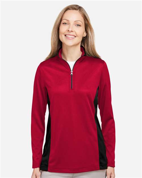 harriton-m786w-red-black