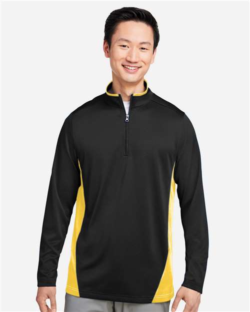 harriton-m786-black-sunray-yellow