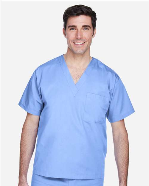 harriton-m897-ciel-blue