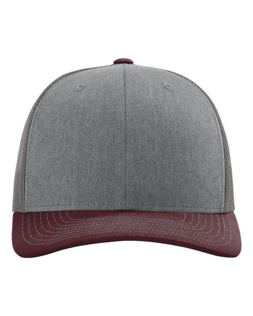 richardson-112-heather-grey-charcoal-maroon