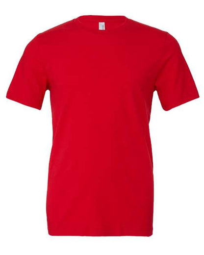 BELLA + CANVAS 3001 in Red