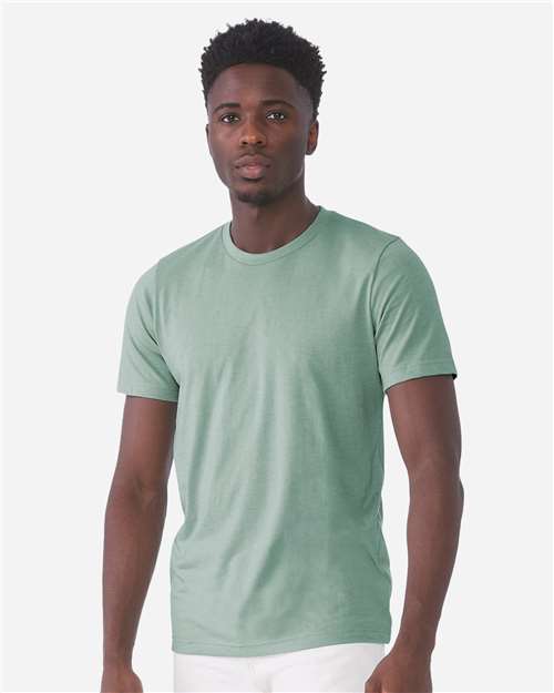 BELLA + CANVAS 3001CVC in Heather Dusty Blue