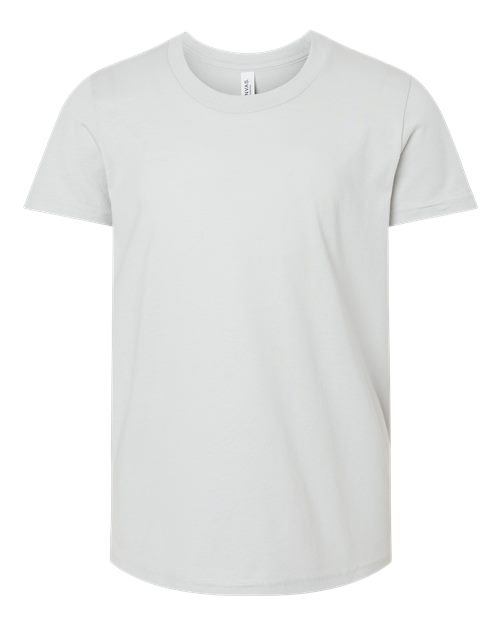 BELLA + CANVAS 3001Y in Silver