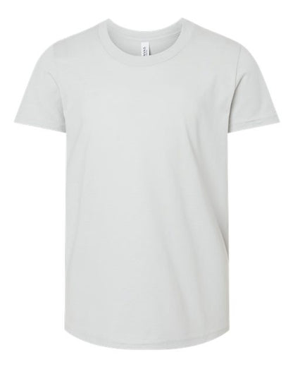 BELLA + CANVAS 3001Y in Silver