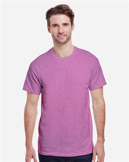 Gildan 5000 in Heather Radiant Orchid