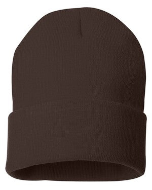 Solid 12 Cuffed Beanie