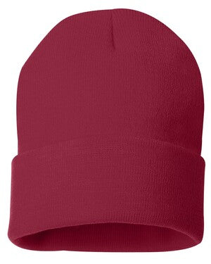 Solid 12 Cuffed Beanie