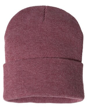 Solid 12 Cuffed Beanie