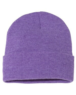 Solid 12 Cuffed Beanie