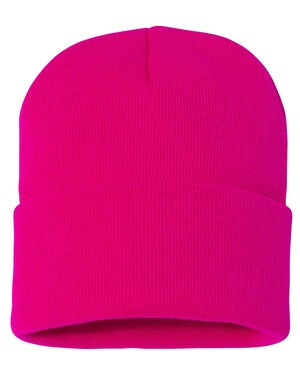 Solid 12 Cuffed Beanie