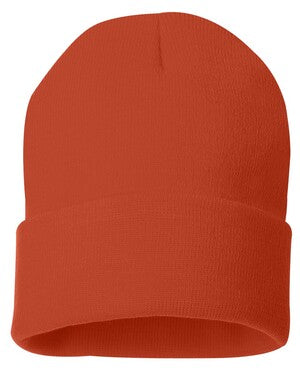 Solid 12 Cuffed Beanie