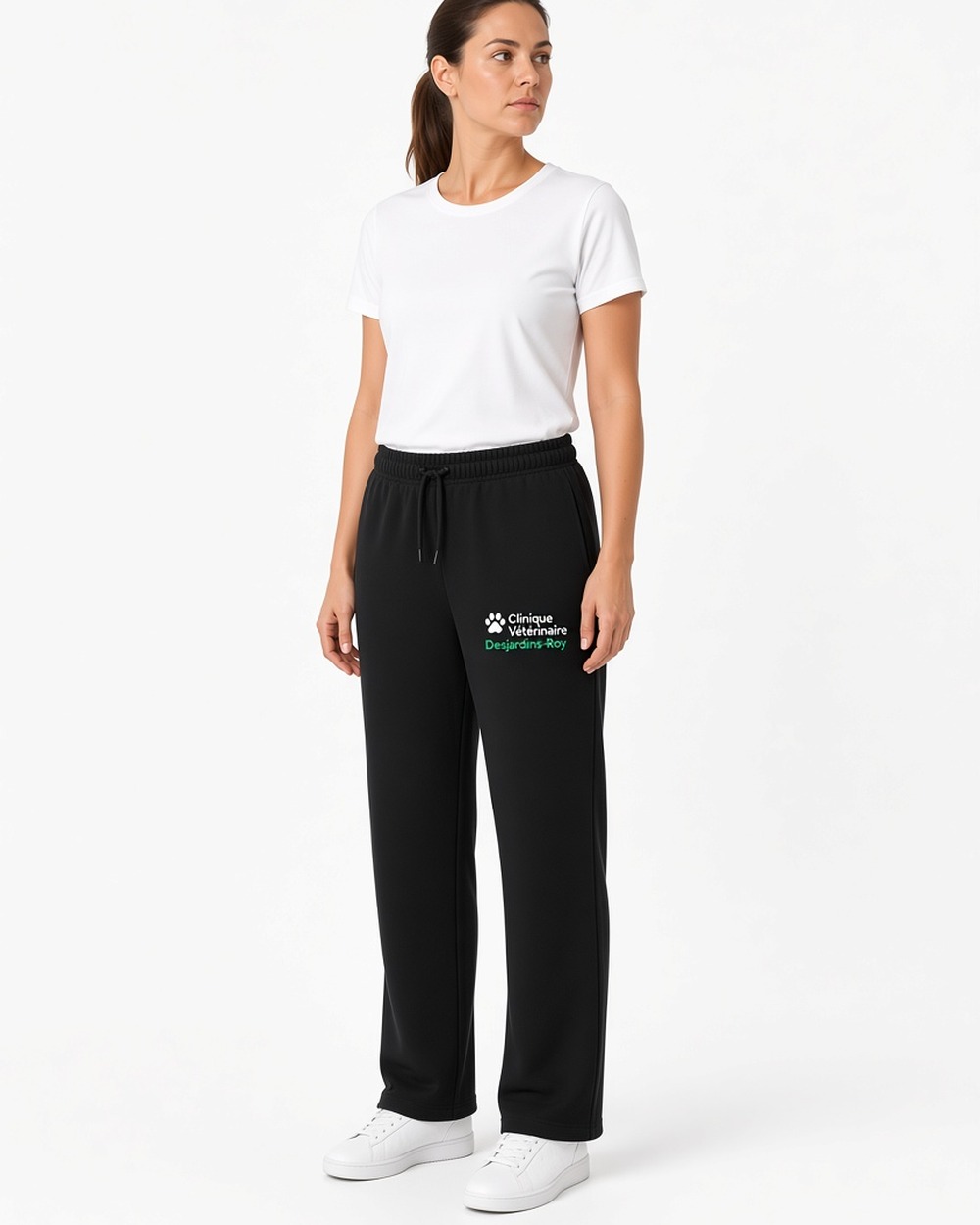 Pantalon de survêtement à bas ouvert Heavy Blend Gildan 18400 (unisexe) — Black