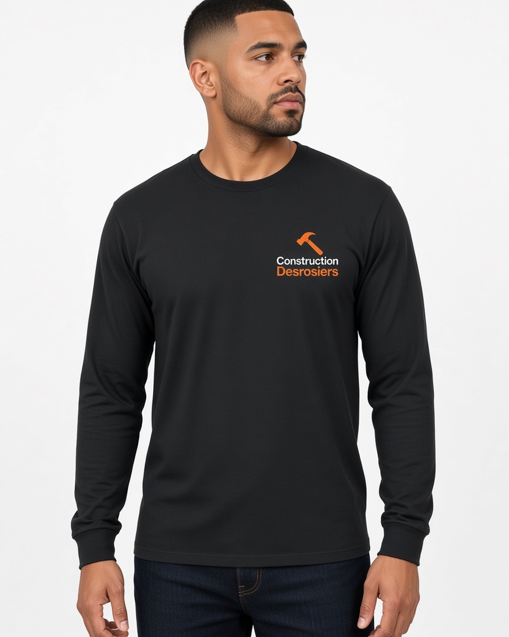 T-shirt à manches longues Ultra Cotton Gildan 2400 (unisexe) — Ash