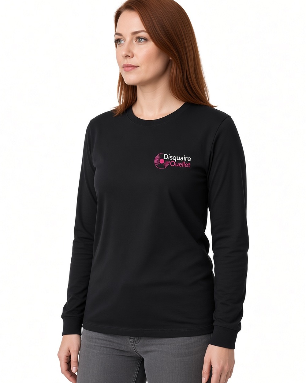 T-shirt à manches longues Softstyle Gildan 64400 (unisexe) — Black