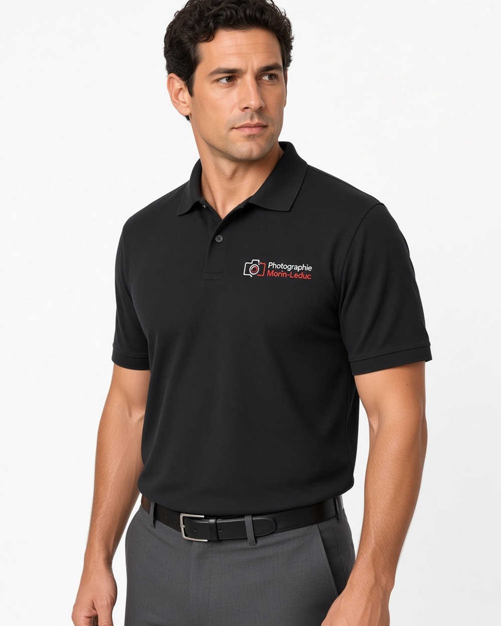 Polo piqué Softstyle Gildan 64800 (unisexe) — Black