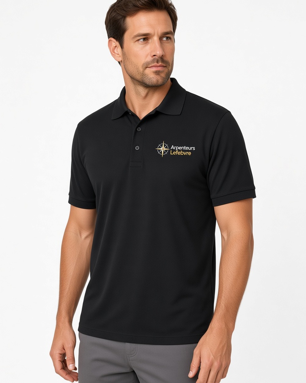 Polo DryBlend Gildan 8800 (unisexe) — Ash