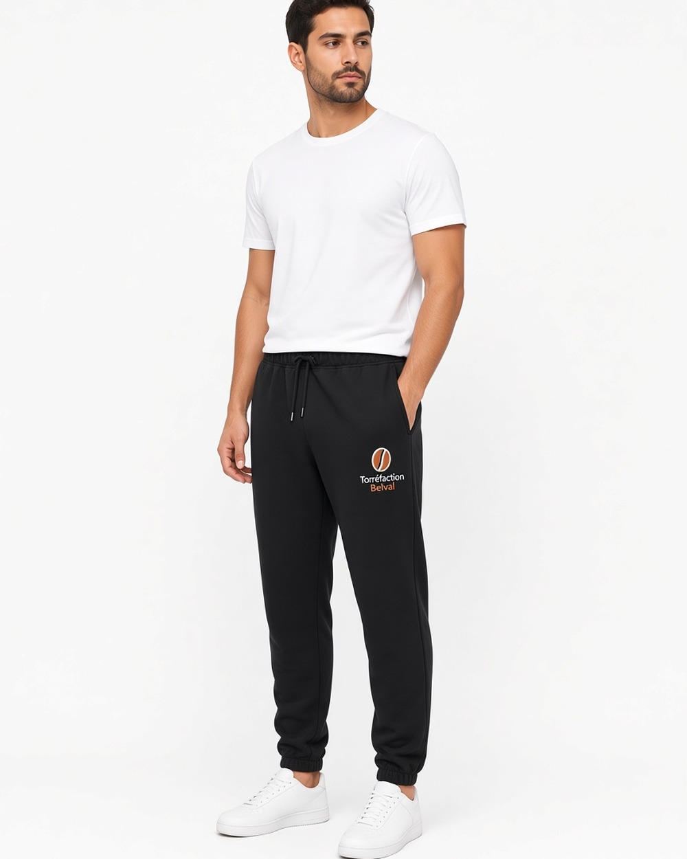 Pantalon de survêtement à poche Softstyle Gildan SF100 (unisexe) — Black