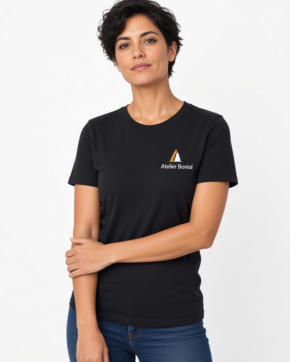 T-shirt Ideal Next Level 1510 (femmes) — Black