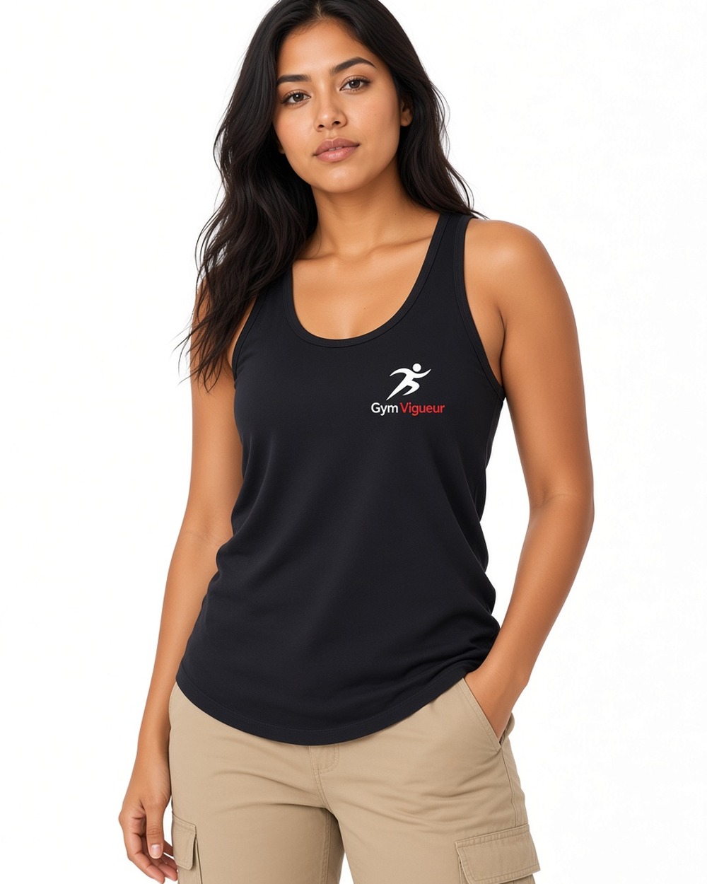 Next Level 1533 Ideal Racerback Tank Top (women's) — Antique Gold