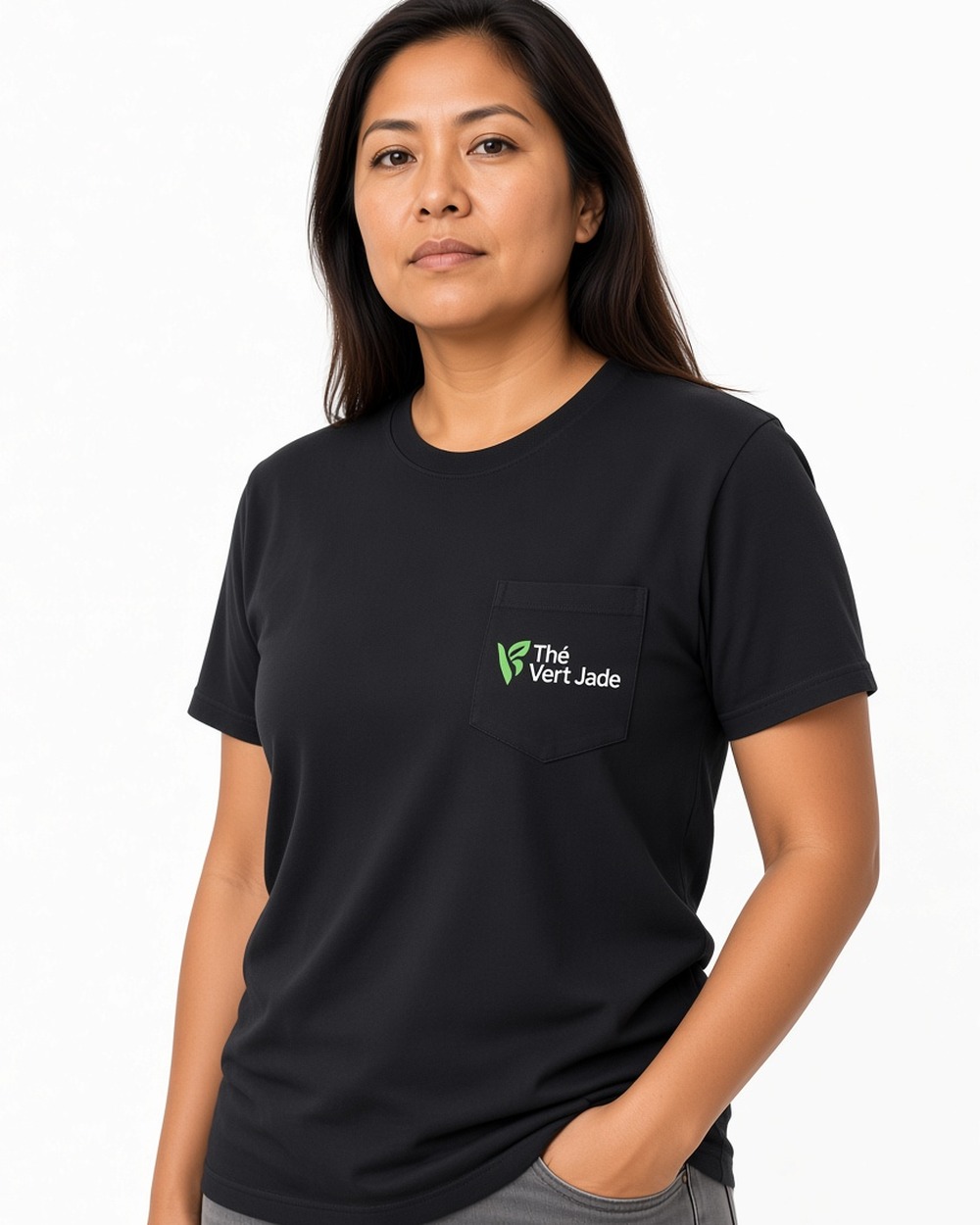 Next Level 3605 Cotton Pocket T-shirt (unisex) — Black