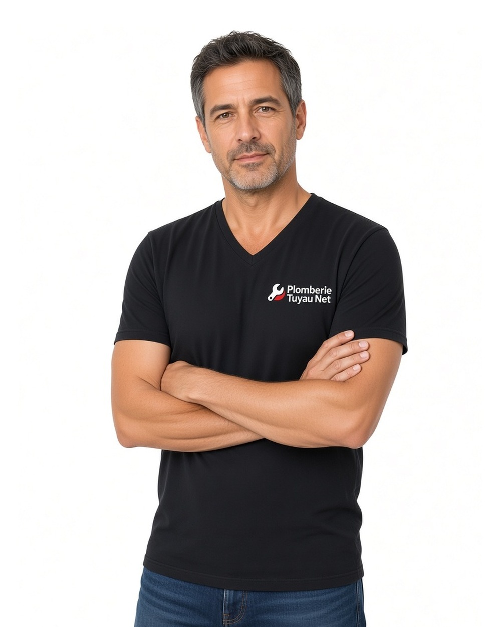 Next Level 6440 Sueded V-Neck T-shirt (unisex) — Black