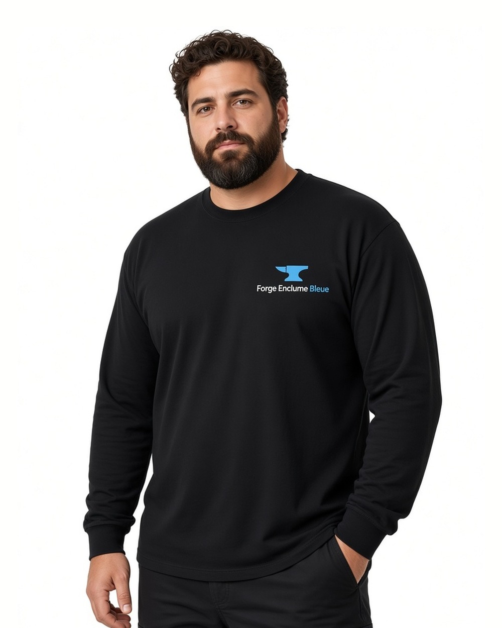 Next Level 7211 Heavyweight Long Sleeve T-shirt (unisex) — Black